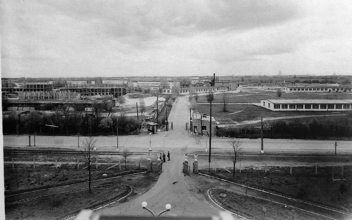 Construction of the current WAT Headquarters, view from the then WAT headquarters